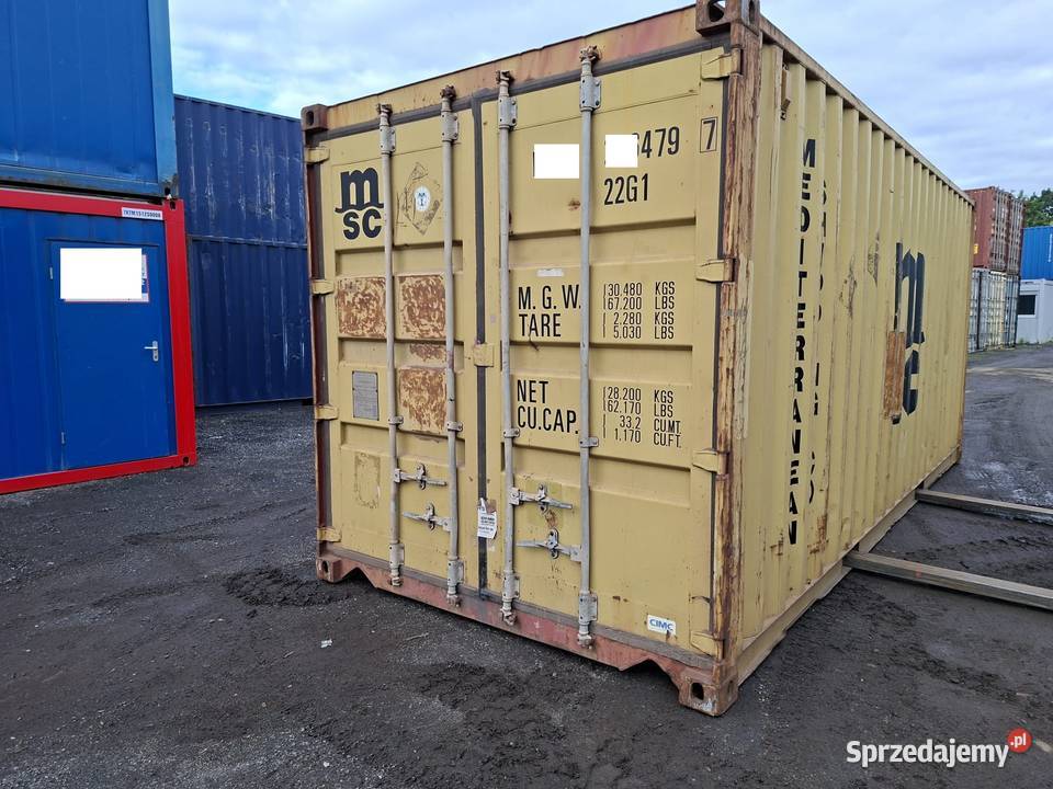 20DV KONTENER 6 METROWY UŻYWANY Magazynowanie Gliwice