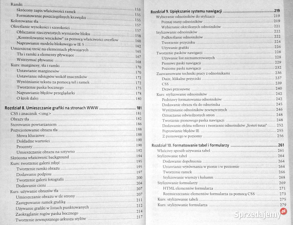 CSS Nieoficjalny podręcznik David Sawyer lubelskie Chełm