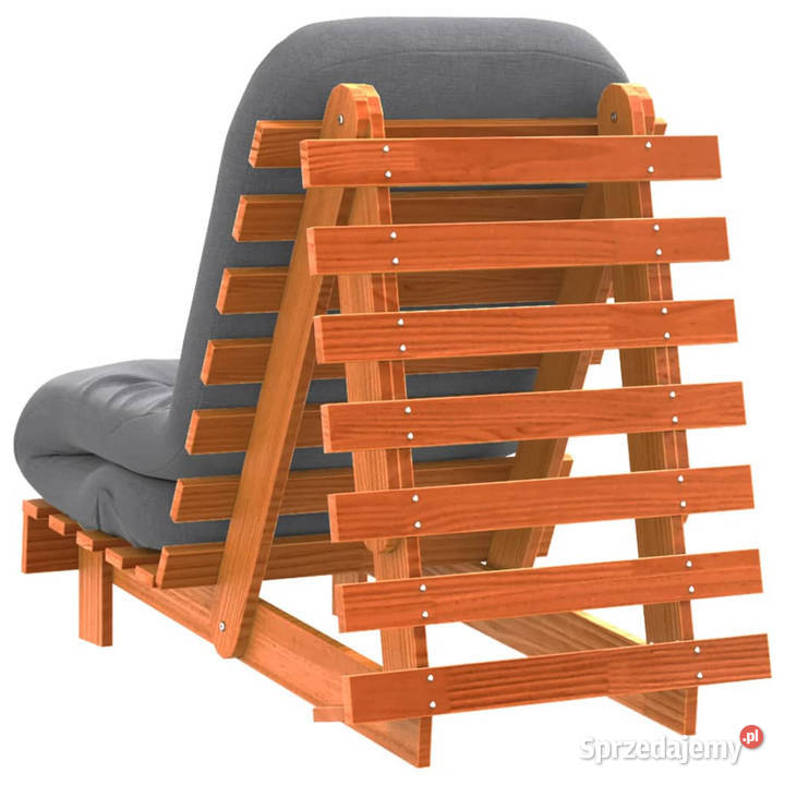 Sofa rozkładana futon z materacem woskowy brąz Pozostałe Warszawa sprzedam