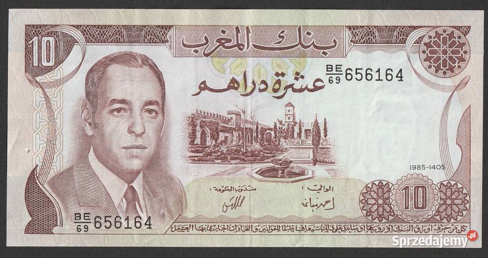 MAROKO 10 DIRHAM 1985 łódzkie Łódź