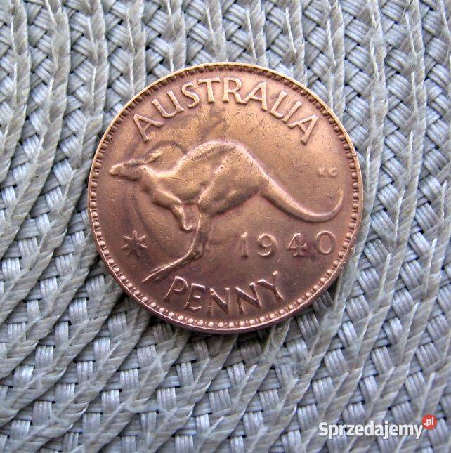 Australia 1 Penny 1940r Kalisz