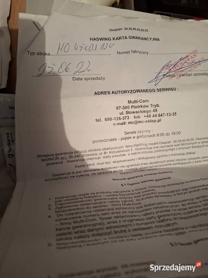 Sprzedam silnik zaburtowy elektryczny plus Ełk