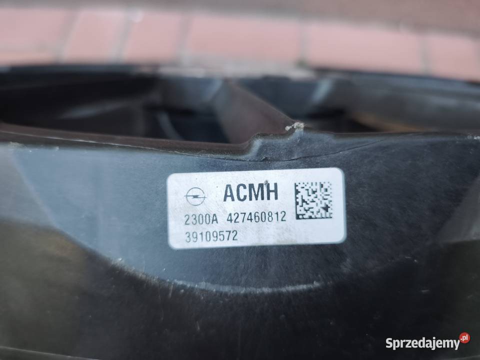 Zestaw chłodniczy Opel Astra K 12 Turbo Benzyna Chańcza