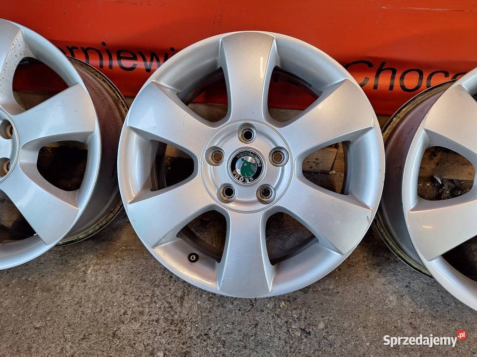 Alufelgi 5x112 16 ET50 SKODA Octavia II III koła Samochodowe kujawsko-pomorskie Choceń
