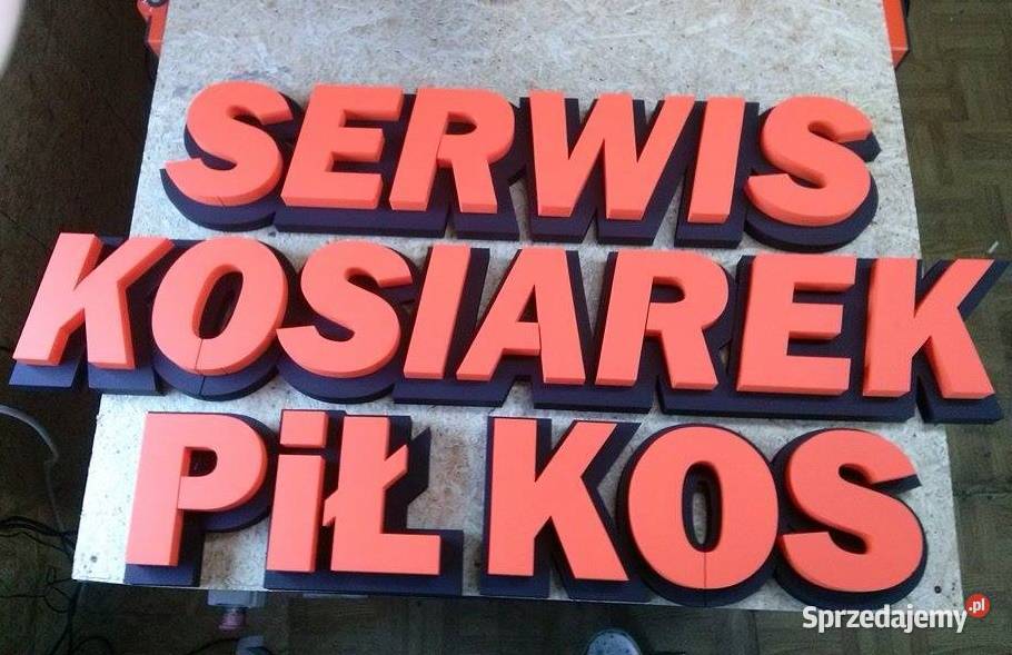 Litery XPS znaki graficzne reklama pianka xps Litery 3D podkarpackie Dębna sprzedam