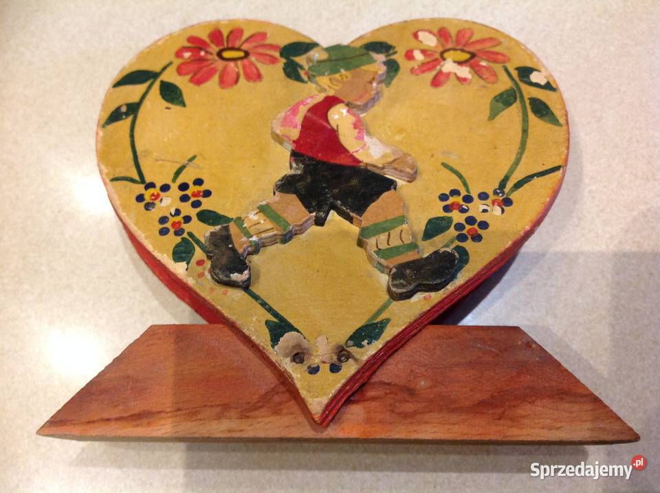 Serwetnik Drewniany Stary Nowa Sól