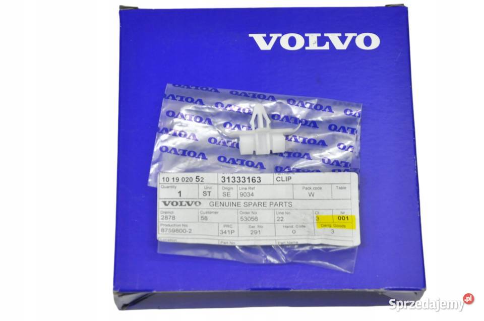 VOLVO S60 V60 spinka szyby czolowej 31333163 OE Bielany Wrocławskie sprzedam