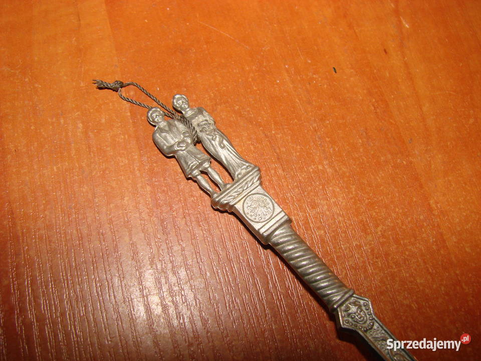 figuralna łyżka cynowa Pruszcz Gdański sprzedam