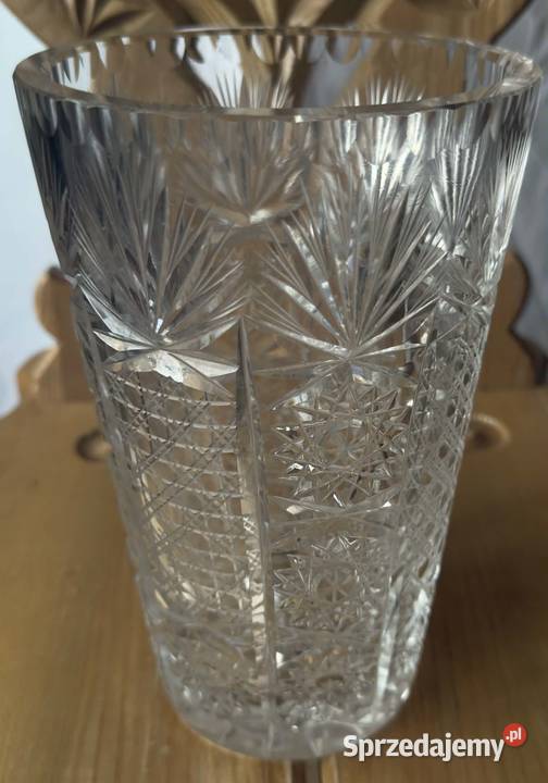 Kryształowy Wazon Duży Polska PRL