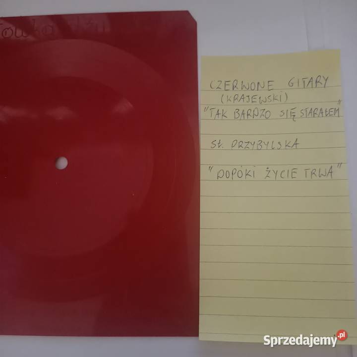 Pocztówka dzwiękowa CZERWONE GITARY SŁ śląskie Rybnik
