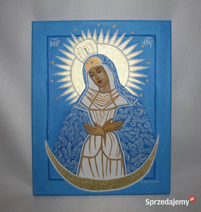 Obraz olejny Matka Boża Ostrobramska ikona
