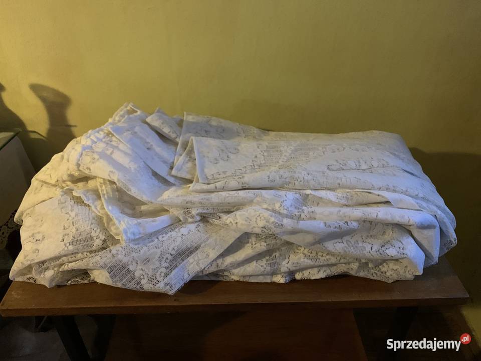 Firanki materiał na firanki zestaw 4 rodzaje Warszawa