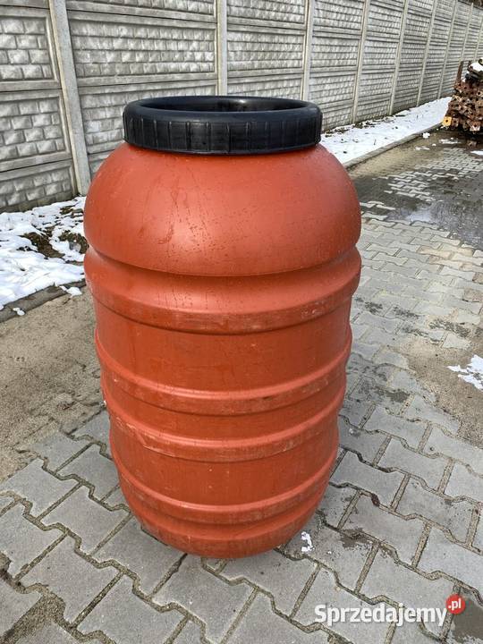 Beczka beczki 220 litrow l wode kapuste zacier Brzesko