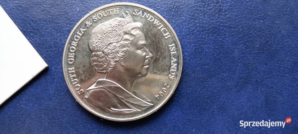 Stare monety 2 funty 2004 Georgia Południowa Lesko