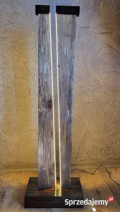 LAMPA PODŁOGOWA LED LITE DREWNO