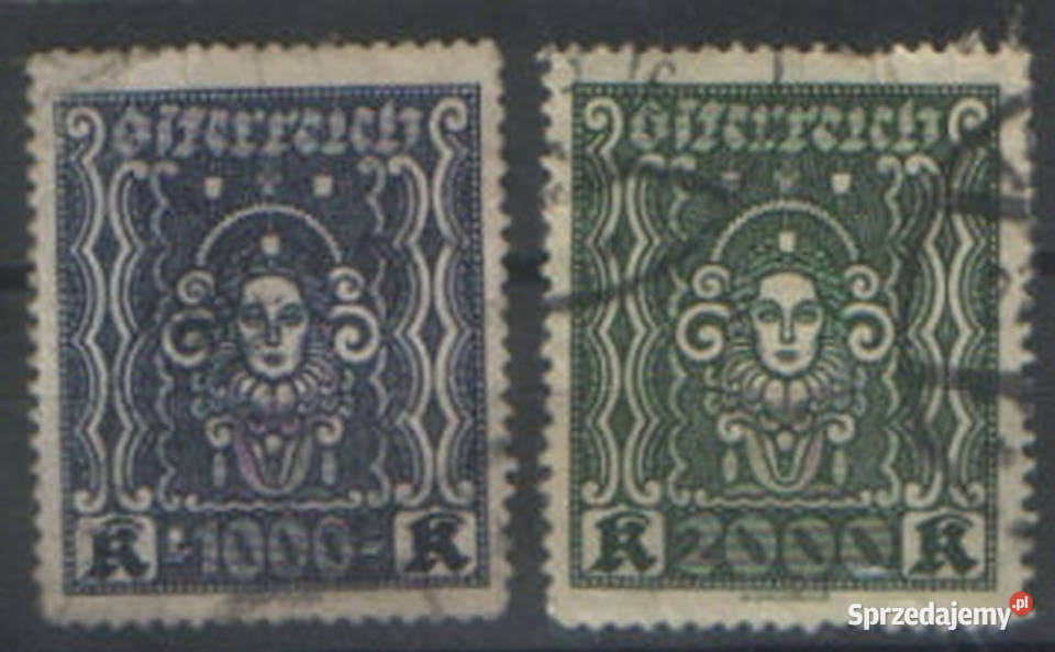 Zn Austria Mi 383 5 7 91 6 404 5 kas 1922 Gliwice sprzedam