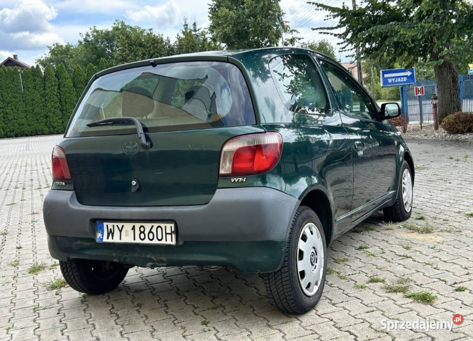 Toyota Yaris 11 Vti Benzyna 2002r 69KM Ostrów Mazowiecka