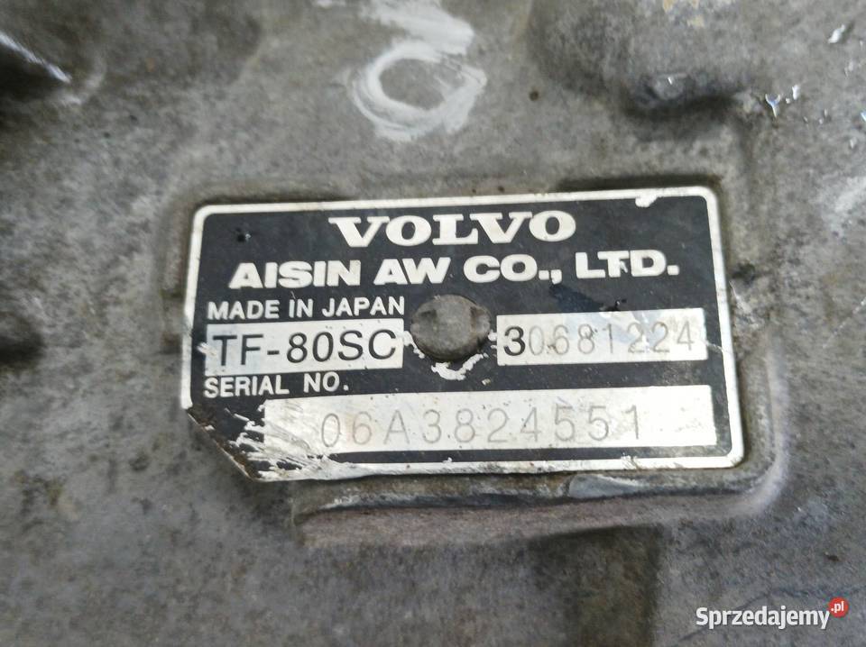 SKRZYNIA BIEGÓW AUTOMATYCZNA 30681224 25 T R5 osobowe świętokrzyskie