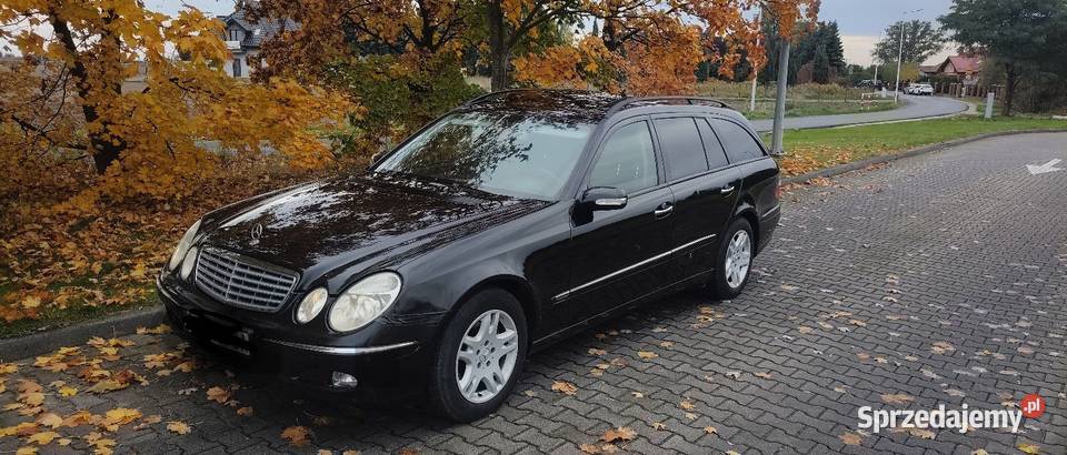 Mercedes E200 18 kompresor LPG 2005r PDC klima elektrochrom. lusterka boczne