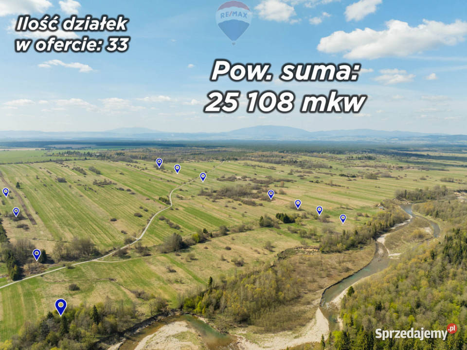 DZIAŁKI ROLNE I LEŚNE W CHOCHOŁOWIE Sprzedaż Chochołów