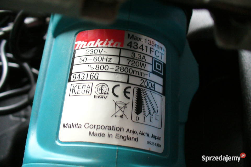 Makita 4341FCT wyrzynarka Lędziny
