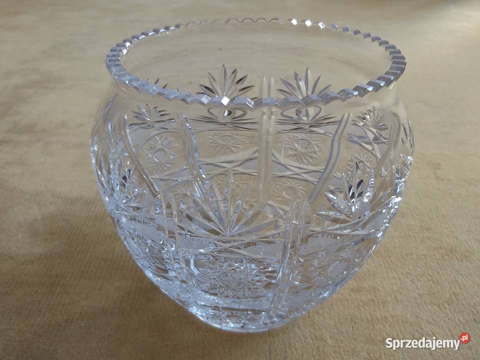 Duży kryształowy wazon Ceramika i szkło Warszawa