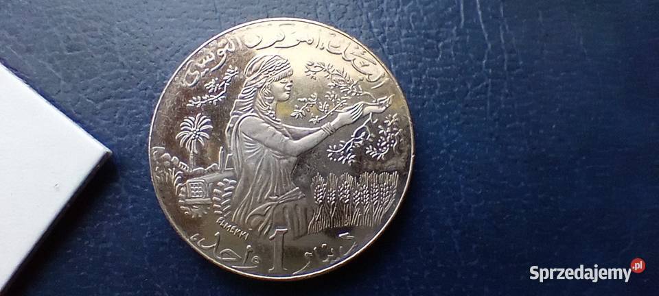 Stare monety 1 dinar 2009 Tunezja Lesko