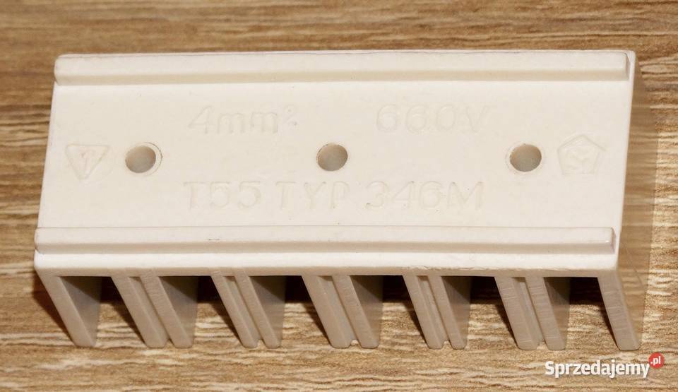 Listwa zaciskowa śrubowa kostka 6 torowa T55 typ Gliwice