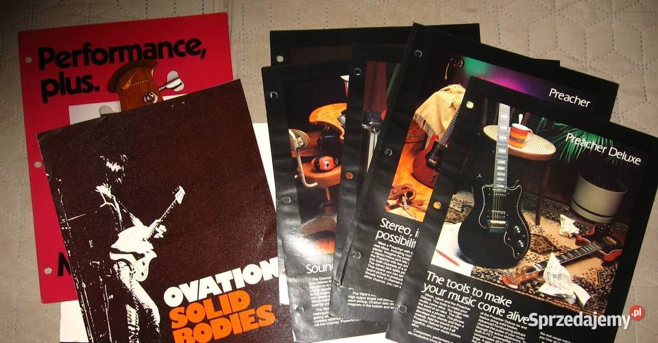 Ovation Magnum Deacon Viper Preacher broszury i Gitary i akcesoria Kępice