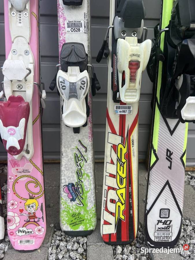 Narty juniorskie pakiet Narty Ostrów Wielkopolski sprzedam