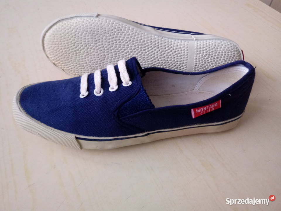 Tanio tenisówki Montana Club tkanina dolnośląskie Jelenia Góra sprzedam