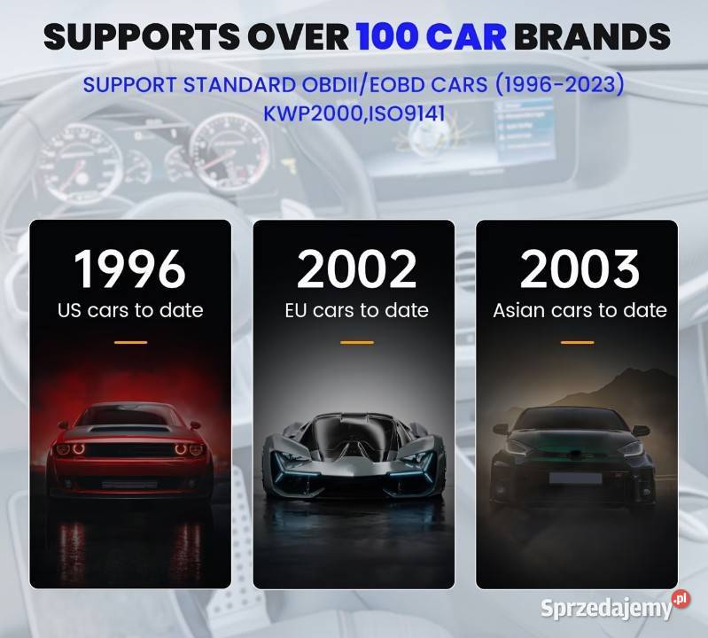 Tester diagnostyczny ODB2 Udiag CR720 menu Warszawa