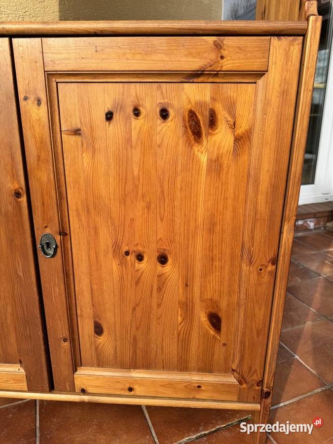 Kredens Ikea leksvik drewniany półki szafka mazowieckie Garwolin