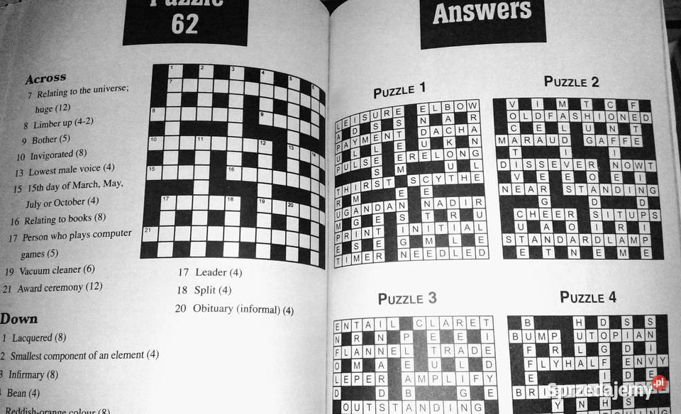 Amazing Crossword Puzzles Peter Haddock Rok wydania 1991 Chełm