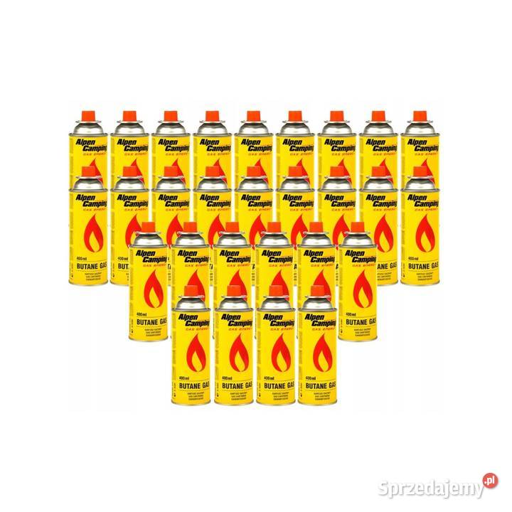 Zestaw 28 x GAZ KARTUSZ ALPEN CAMPING Nabój Sprzęt kuchenny Białystok