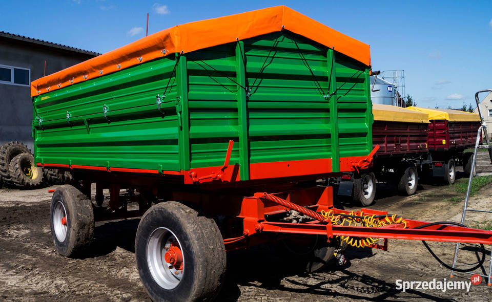 Gruba plandeka na przyczepę rolniczą 900gm2 wielkopolskie Antoninek