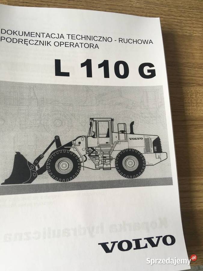 dtr instrukcja obsługi ładowarka volvo L110g i Szczecin