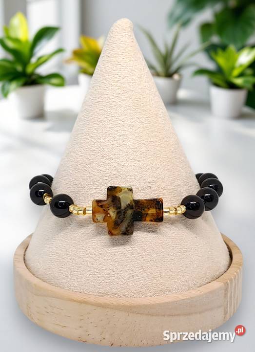 Bransoletka dziesiątka różańca z bursztynu mazowieckie Warszawa sprzedam