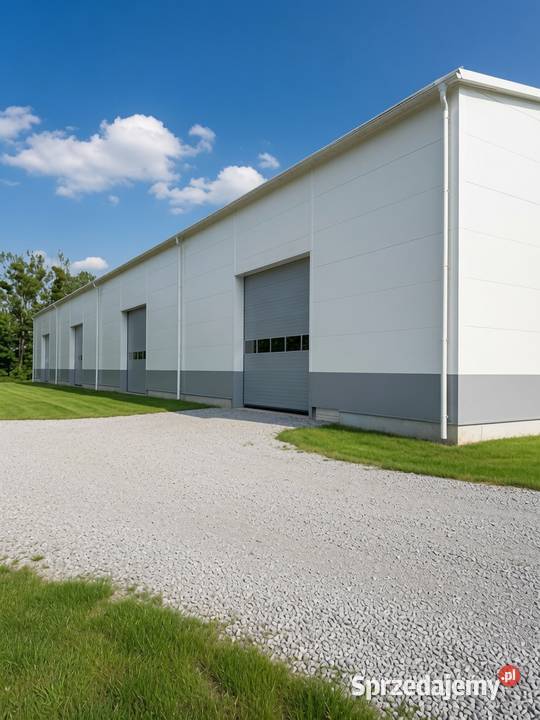 Hala 1 800 m² + plac 5 600 m² — Malbork, wykończenie pod najemcę