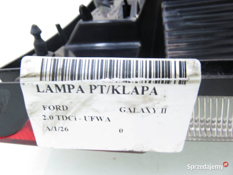 LAMPA PRAWA TYLNA KLAPA FORD GALAXY II 17701712