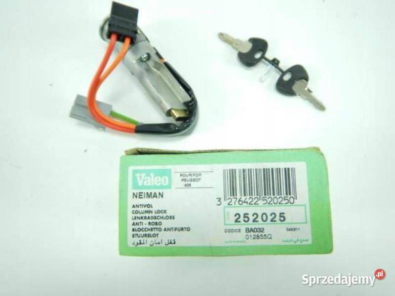 BLOKADA KIEROWNICY VALEO PEUGEOT 405 I 16 19 Kolumny kierownicze sprzedam