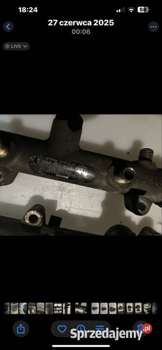 Listwa Listwy paliwowe Audi a6c6 30Tdi Goleniów