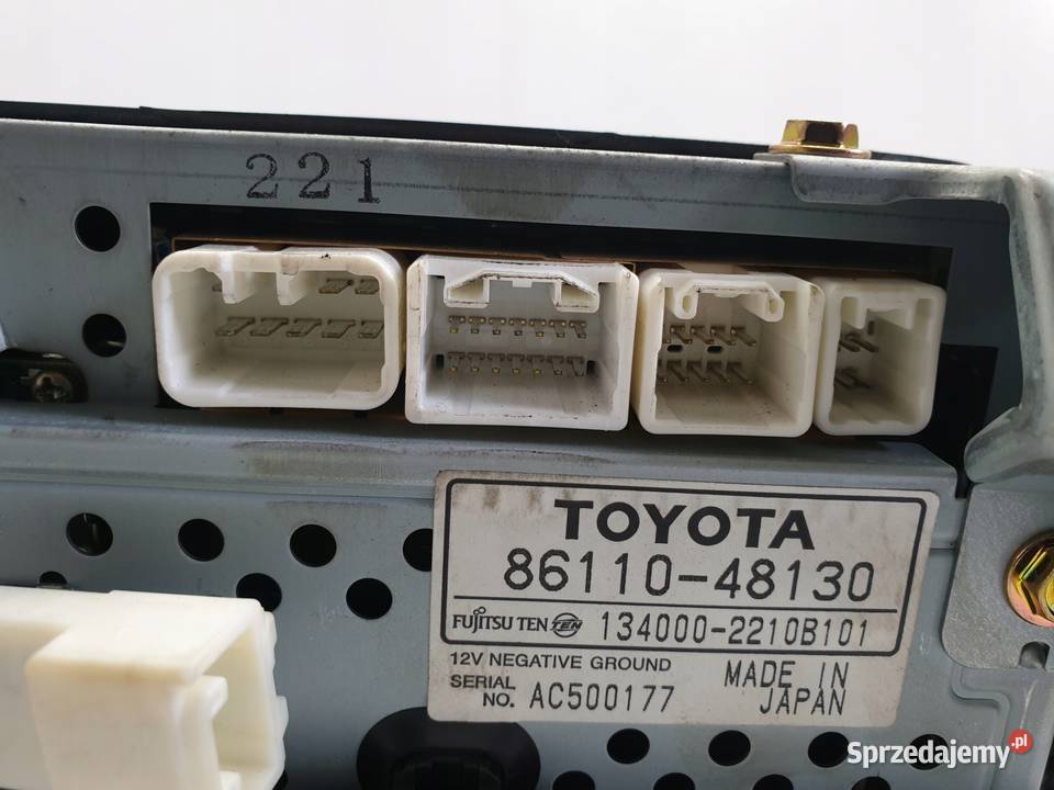 Lexus RX RX II WYŚWIETLACZ EKRAN 8611048130 lubelskie Rudka