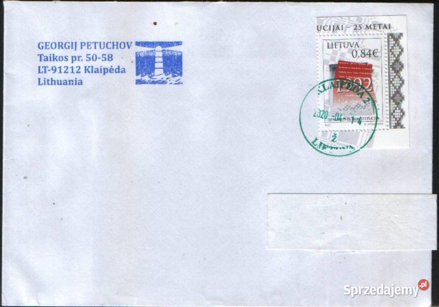 Kop z koresp filat Litwa Polska 2020 5 Gliwice