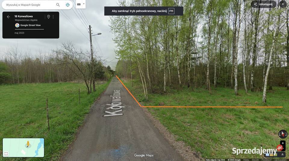 Działka rolna 238 ha Kuźnica Stara gmina Poraj