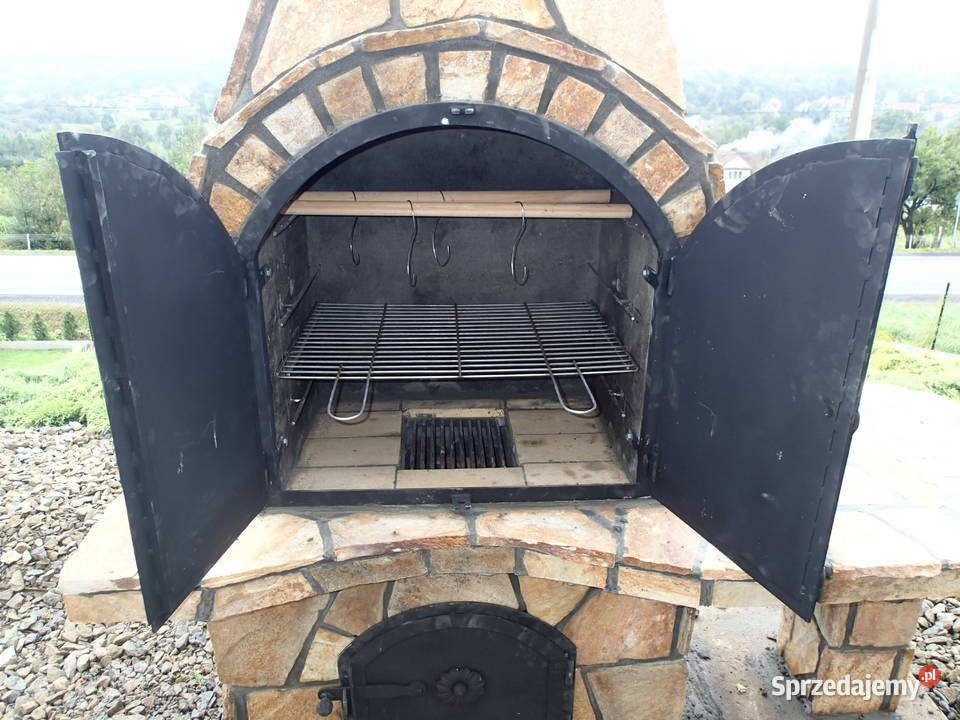 Grillowędzarnia z żółtego kamienia gnejsowego małopolskie Lubień