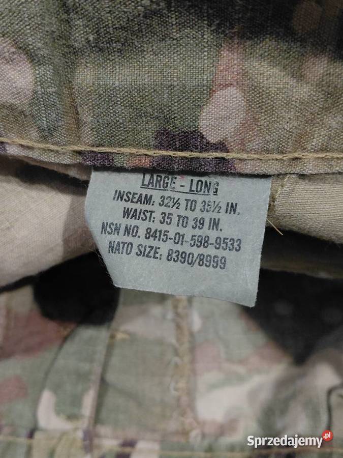Spodnie FRACU multicam OCP Large Long Wrocław