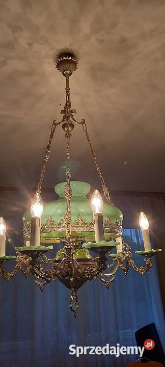 JEDYNA TAKA Wisząca lampa ze srebrzonego Skierniewice