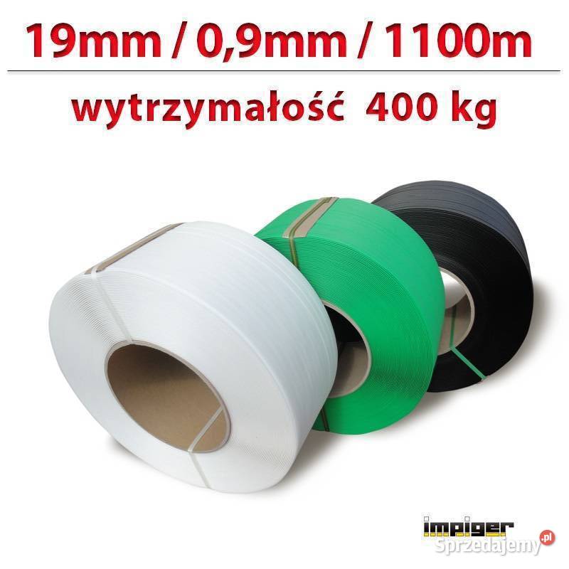 Taśma spinająca PP 19mm09mm1100m wytrz 400 Magazynowanie Siedlce