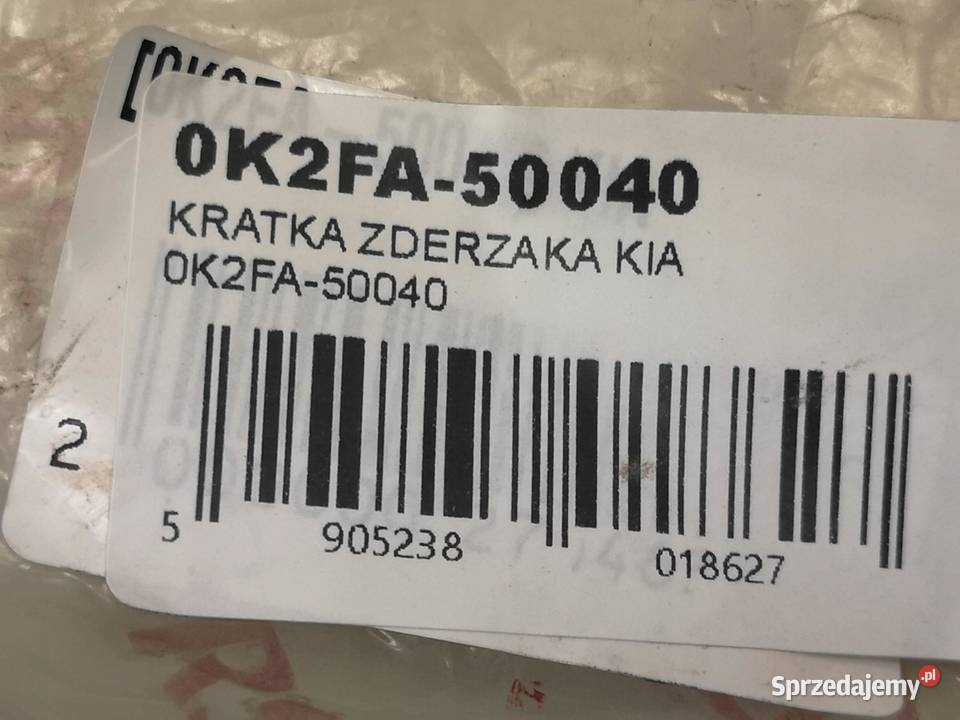 KRATKA ZDERZAKA PRZÓD KIA CARENS I 19992002 NOWA Części samochodowe